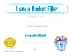 Image result for i am a bucket filler